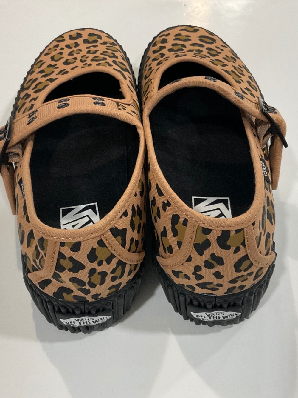 VANS Mary Jane Creeper Platform Shoe Animal Print Size 8.5 NEW - Picture 3 of 6